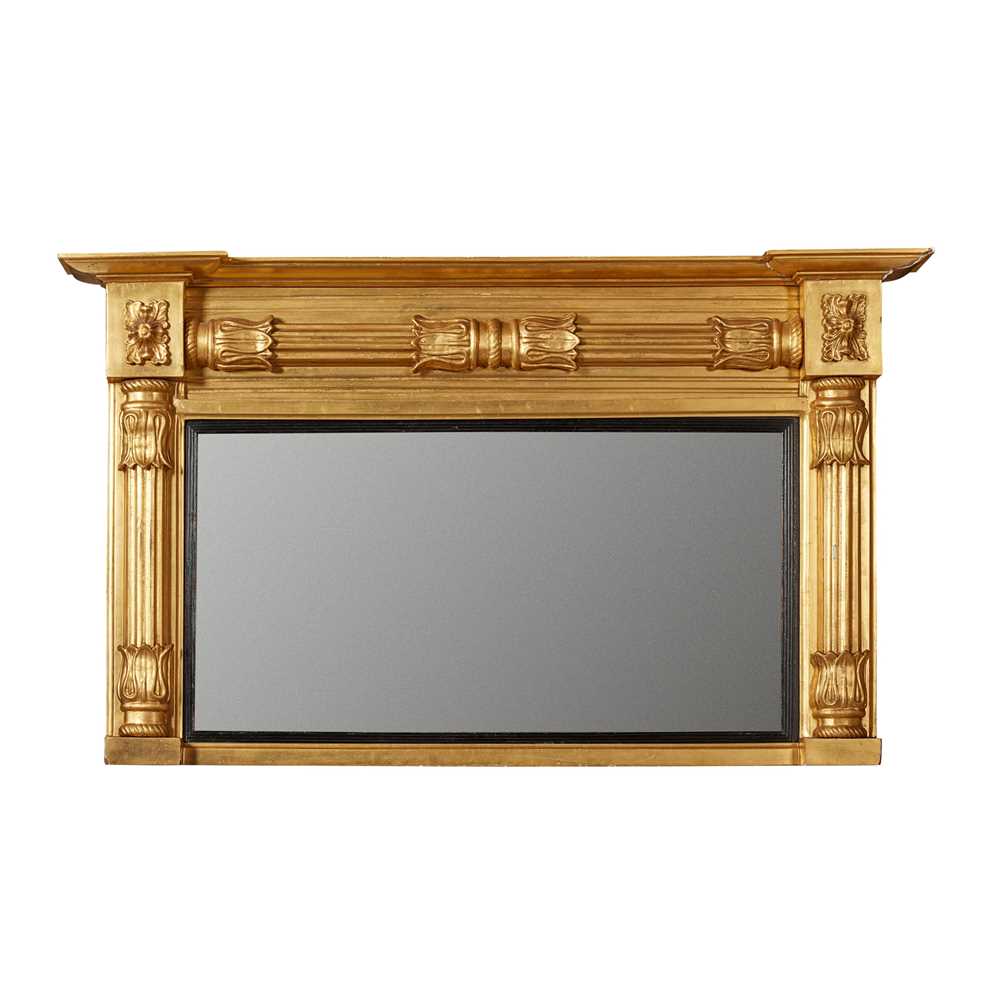 REGENCY GILT OVERMANTEL MIRROR EARLY 2cd47f