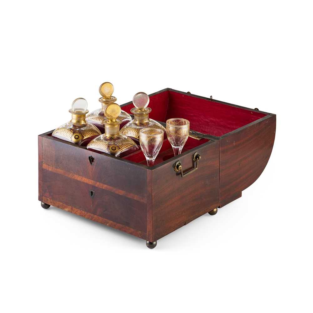 REGENCY MAHOGANY DECANTER BOX
EARLY