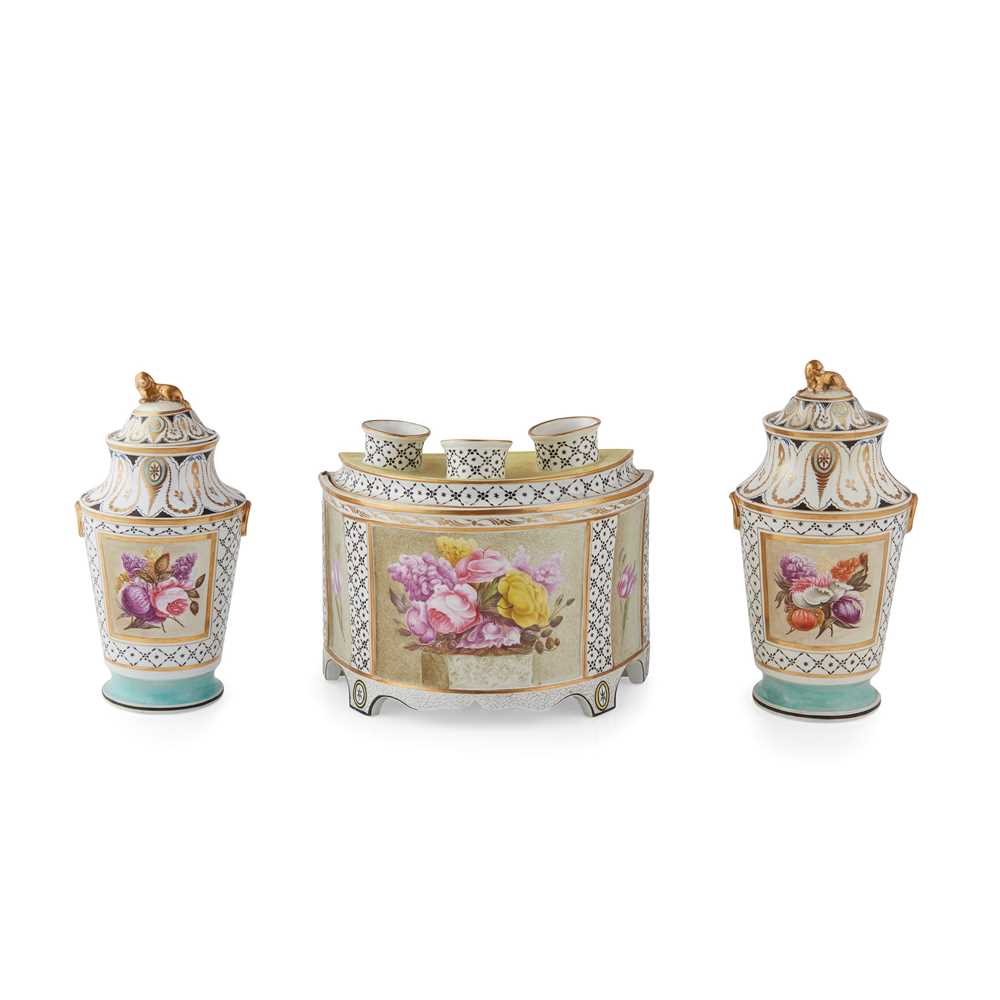 ASSEMBLED ENGLISH PORCELAIN FLORAL 2cd4ee