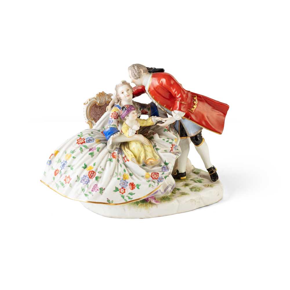 MEISSEN FIGURE GROUP THE LUCKY 2cd521