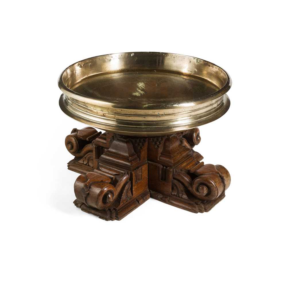 INDIAN URULI BRONZE BOWL AND STAND
19TH