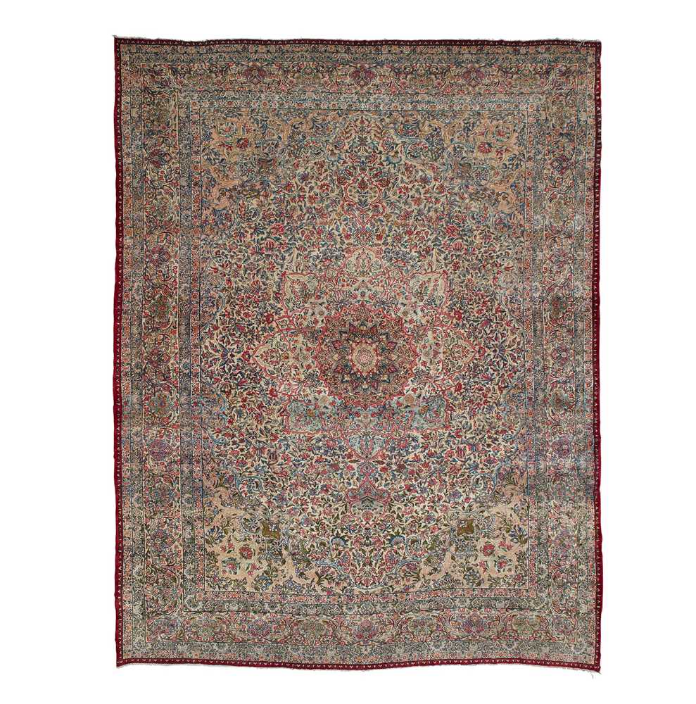 KIRMAN CARPET
CENTRAL PERSIA, LATE