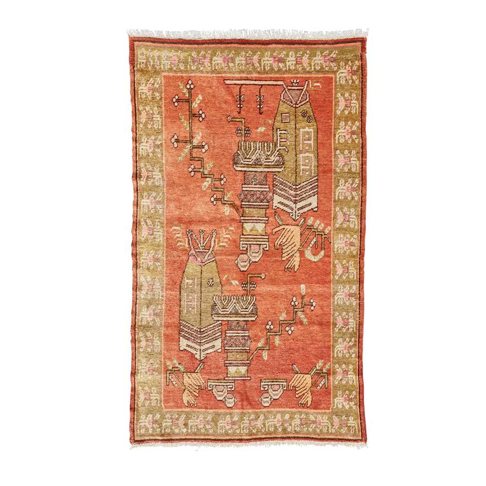 KHOTAN RUG EAST TURKESTAN LATE 2cd5b5