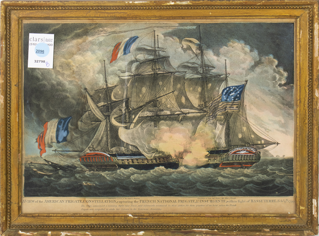 PRINT, A VIEW OF THE AMERICAN FRIGATE,