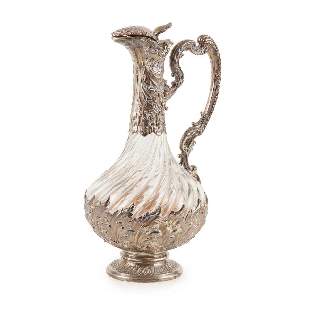 A 19TH-CENTURY FRENCH SILVER MOUNTED