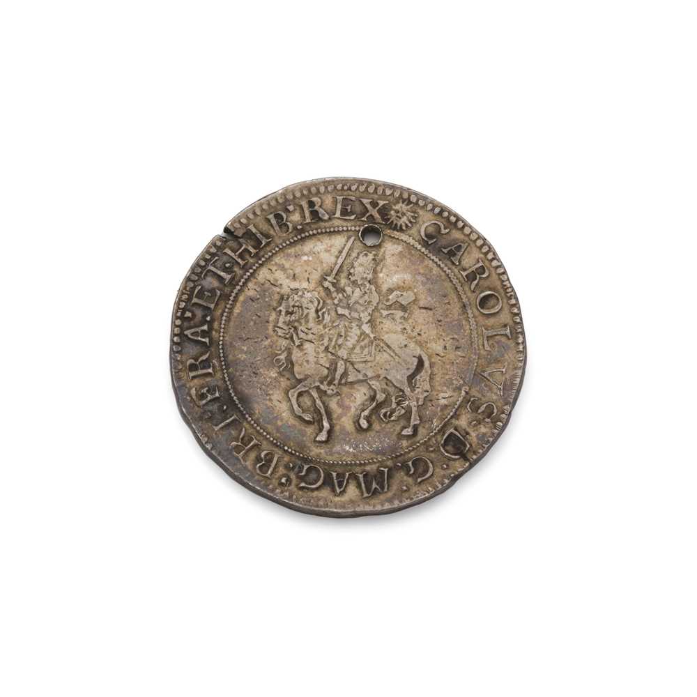 A CHARLES I CROWN Tower mint (under