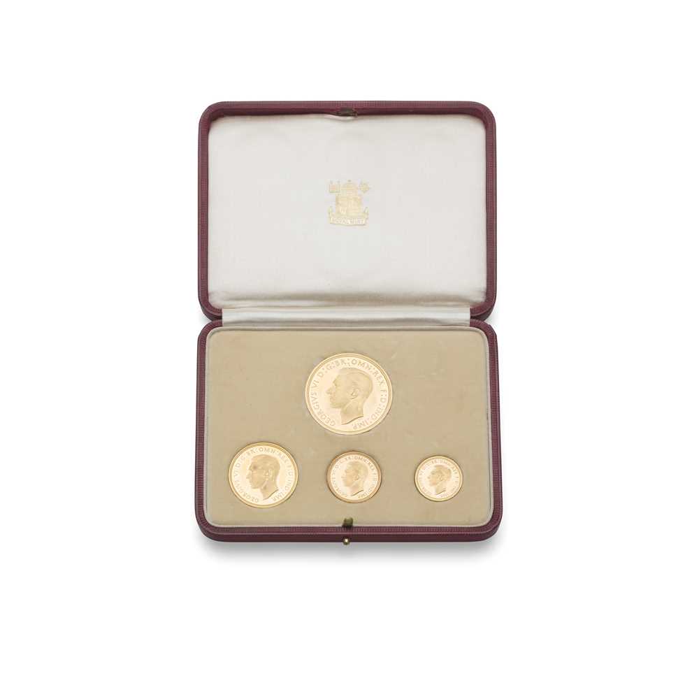 A 1937 CASED GOLD FOUR COIN SPECIMEN 2cb818