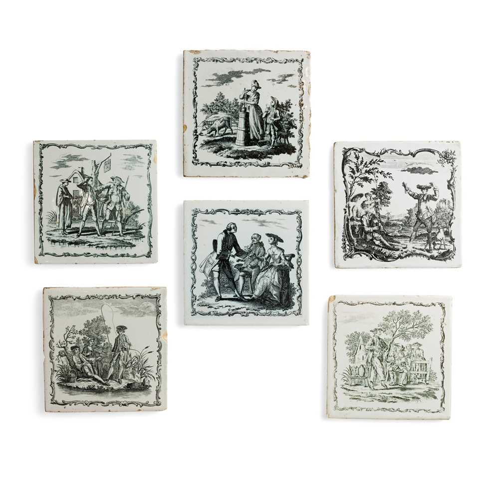 COLLECTION OF LIVERPOOL DELFT SADLER