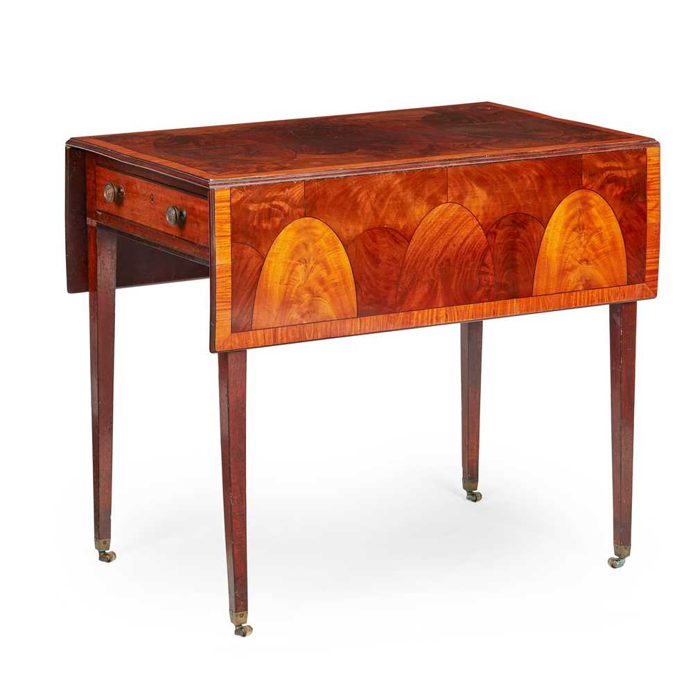 GEORGE III MAHOGANY AND SATINWOOD 2cba0c