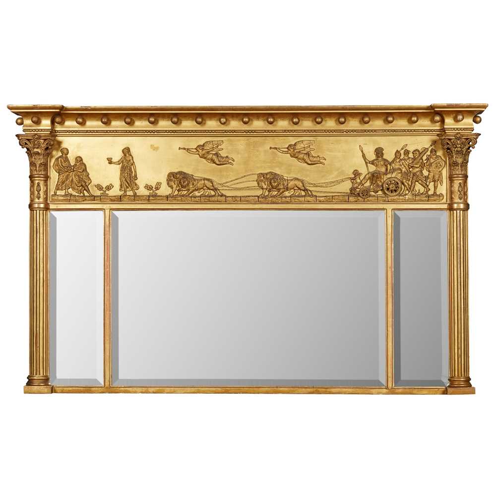 REGENCY GILTWOOD AND GESSO TRIPLE