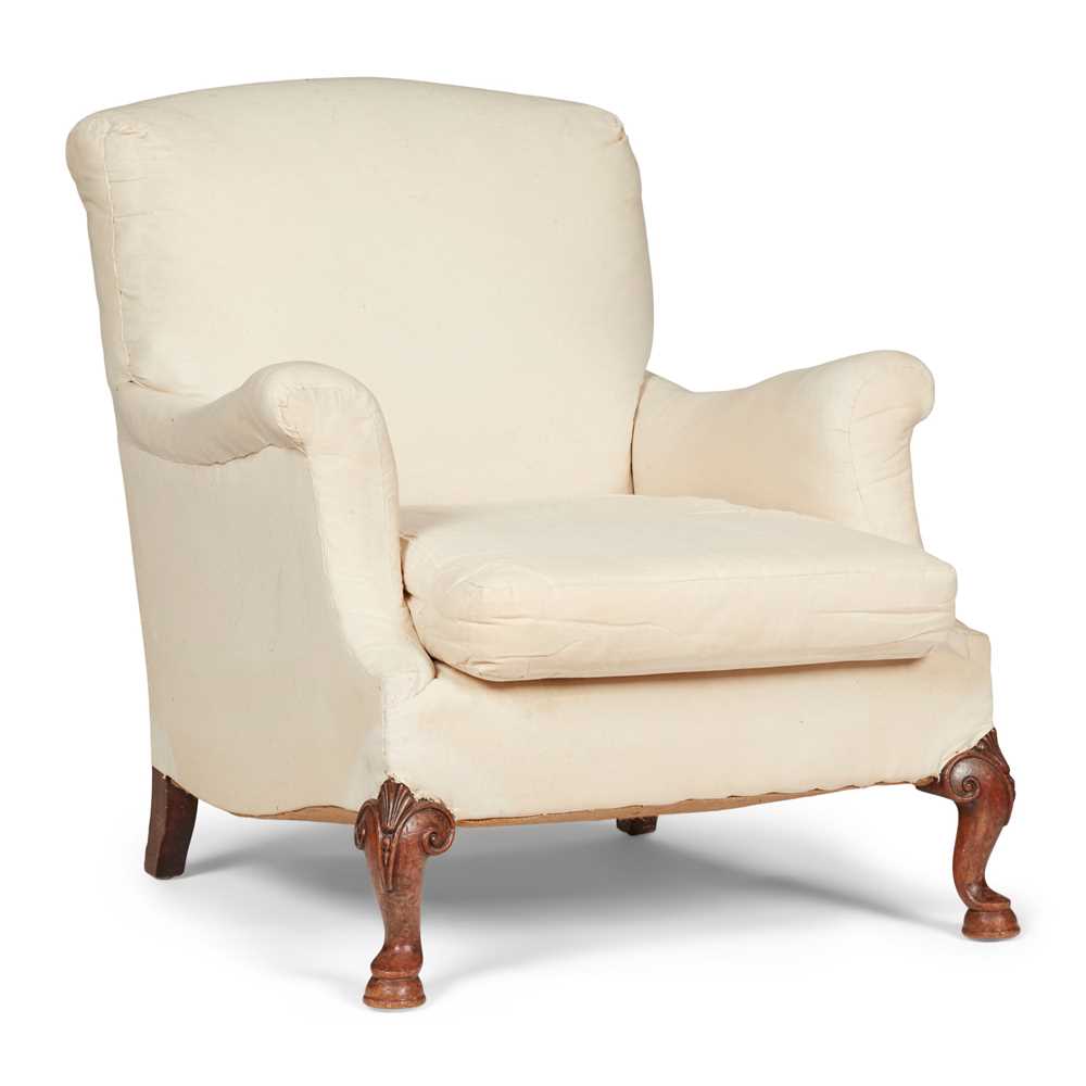 HOWARD SONS UPHOLSTERED ARMCHAIR LATE 2cba86