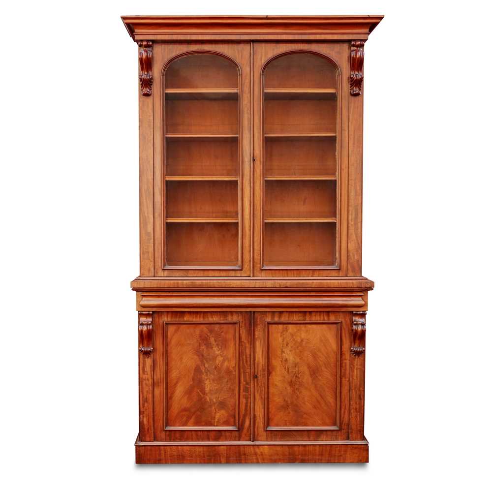 VICTORIAN MAHOGANY LIBRARY BOOKCASE
19TH