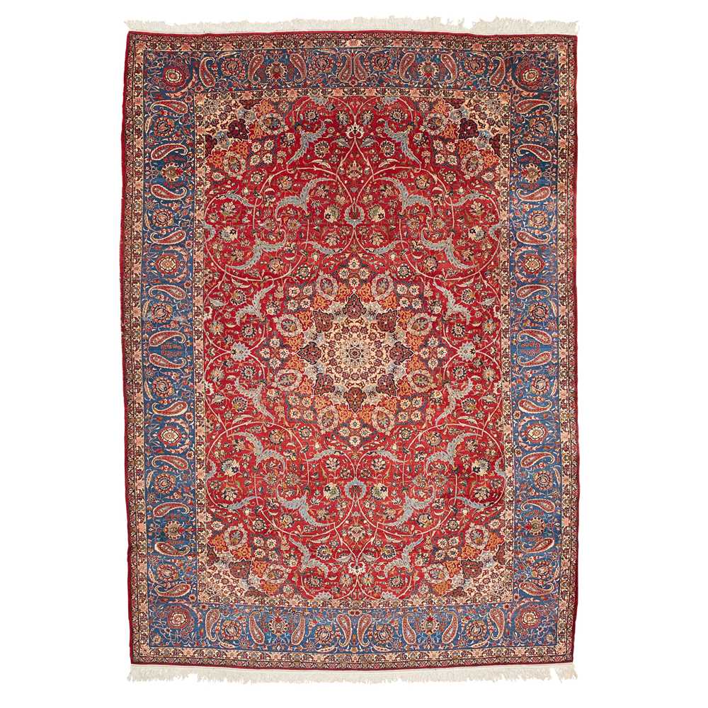 LARGE ISFAHAN CARPET
CENTRAL PERSIA,