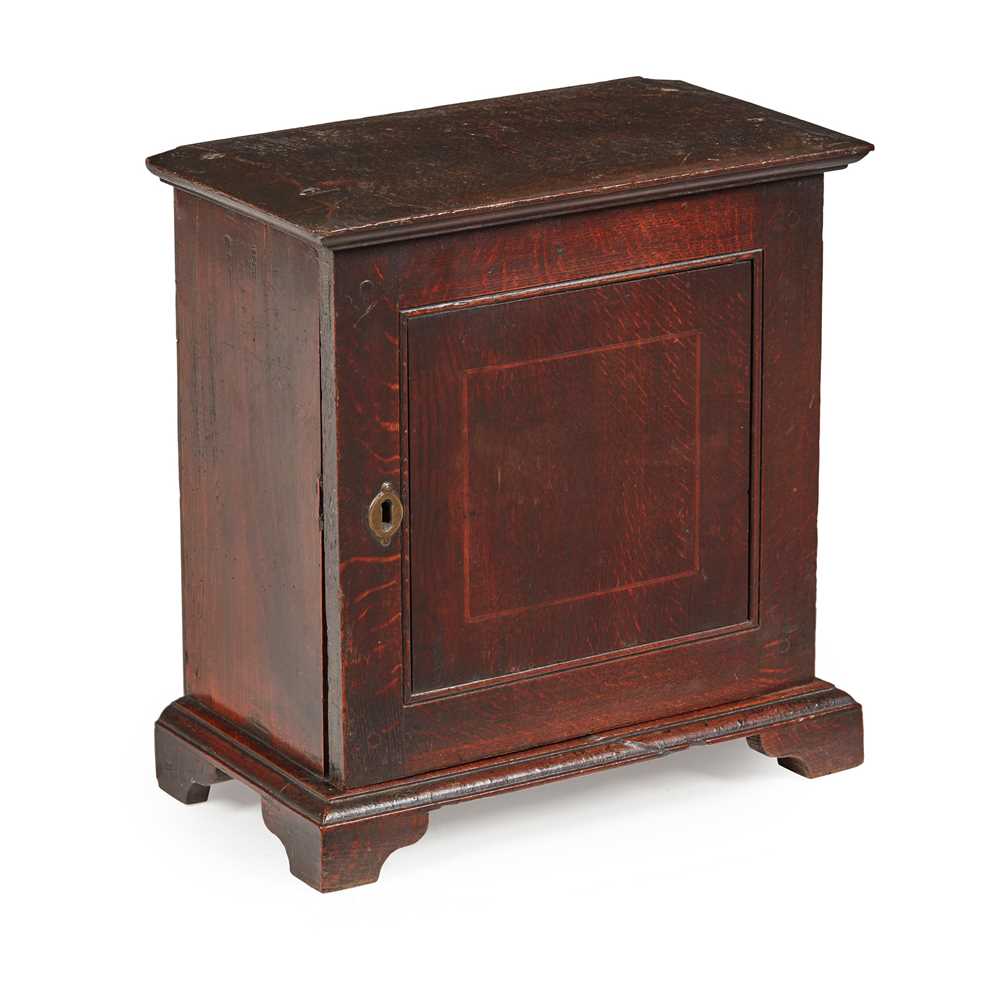 GEORGE I OAK SPICE CABINET EARLY 2cbc57