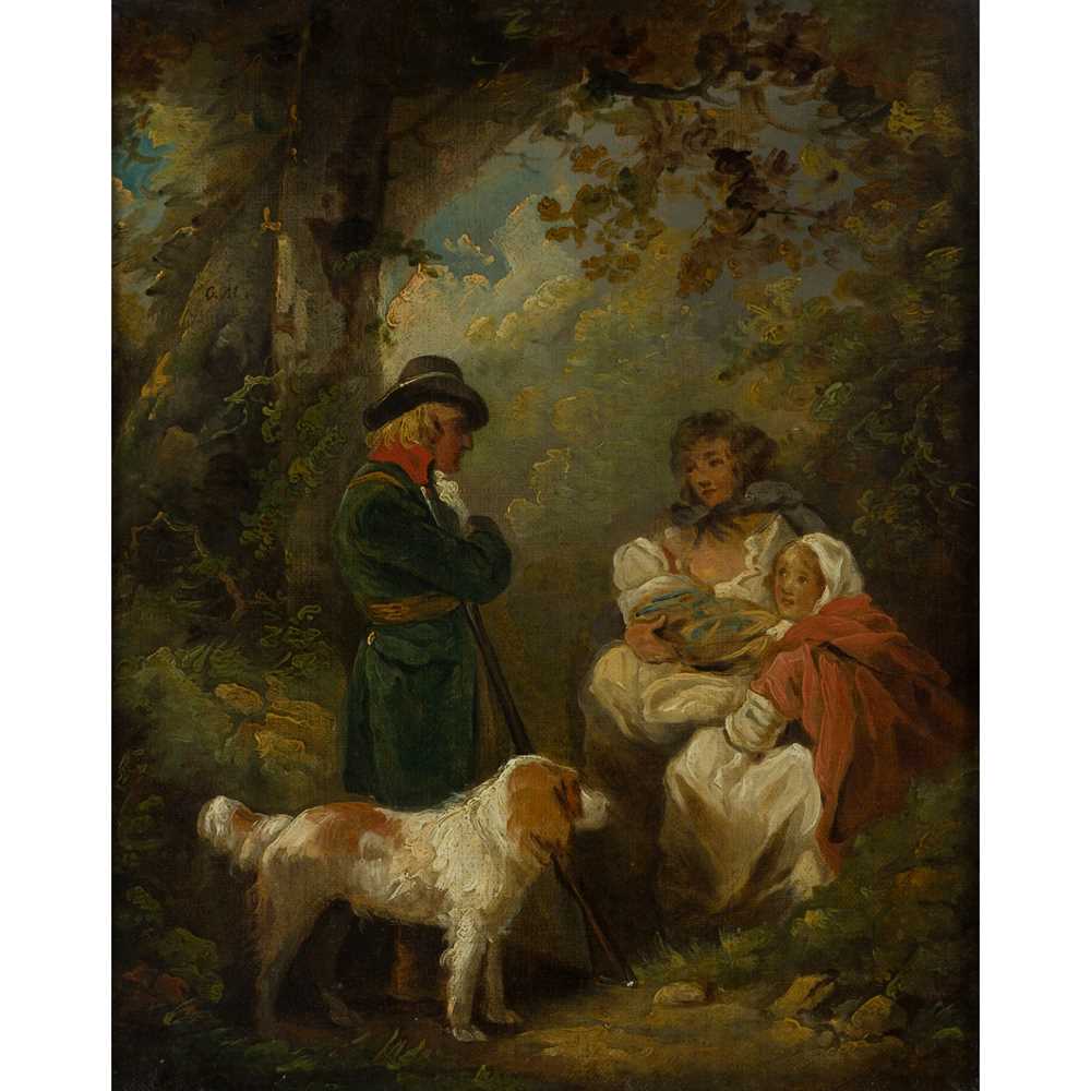 GEORGE MORLAND BRITISH 1763 1804 GAMEKEEPER 2cbcb6