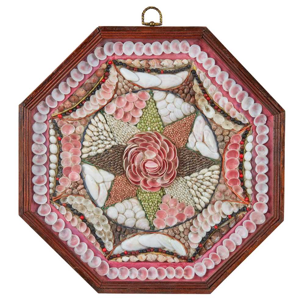 WEST INDIAN SHELLWORK OCTAGONAL 2cbd0c