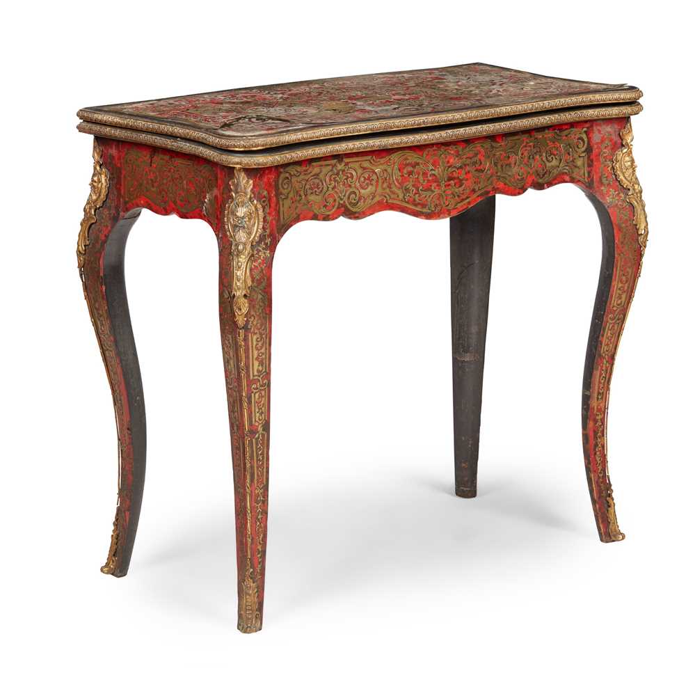 Y NAPOLEON III RED BOULLE MARQUETRY 2cbdb8