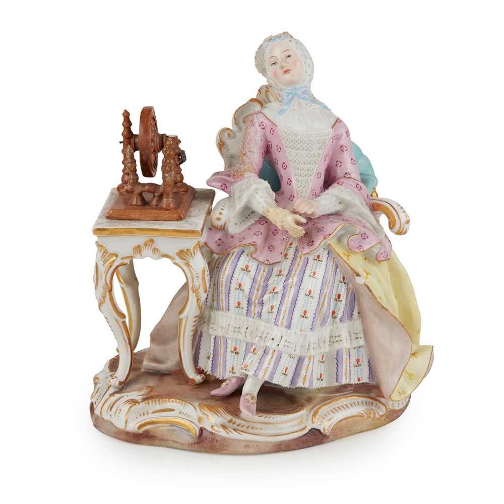 TWO MEISSEN FIGURE GROUPS SECOND 2cbdd0