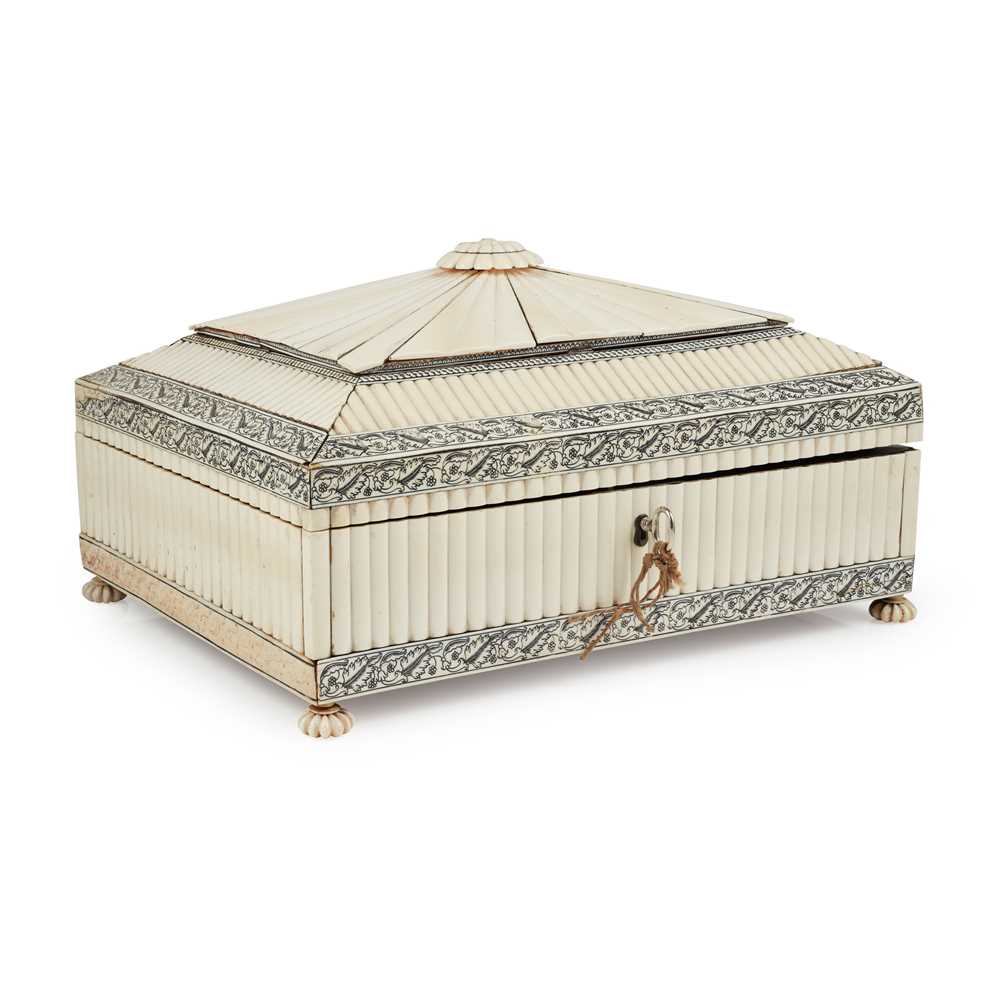 Y VIZAGAPATAM IVORY WORK BOX
EARLY