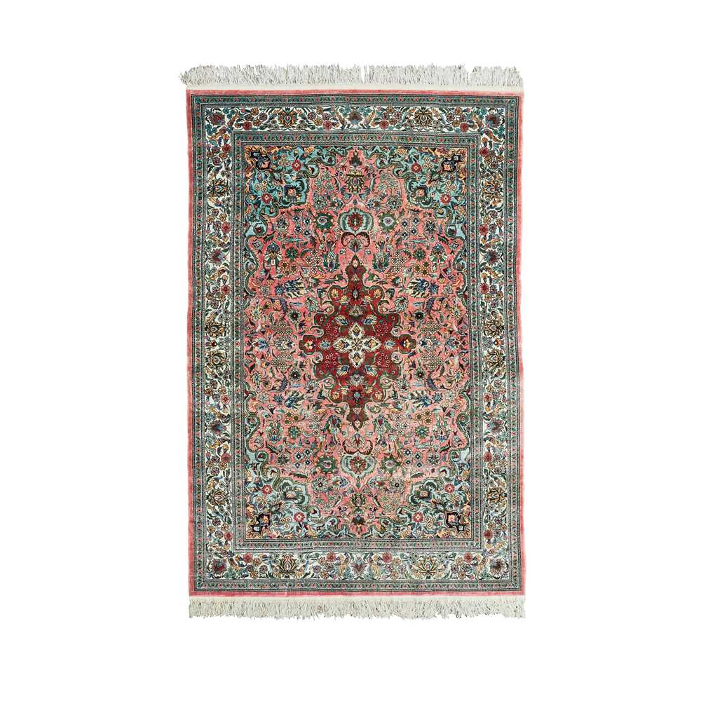 CENTRAL PERSIAN SILK RUG
LATE 20TH