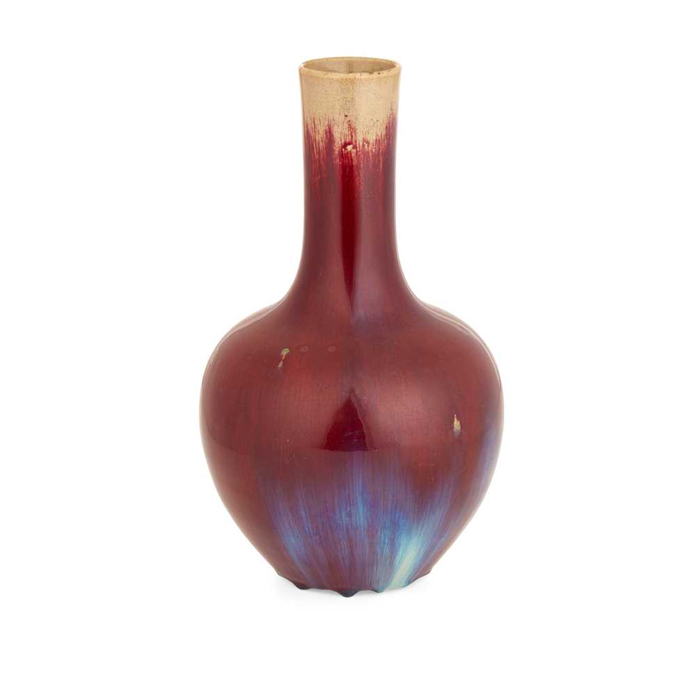 FLAMB GLAZED BOTTLE VASE QING 2cbea8