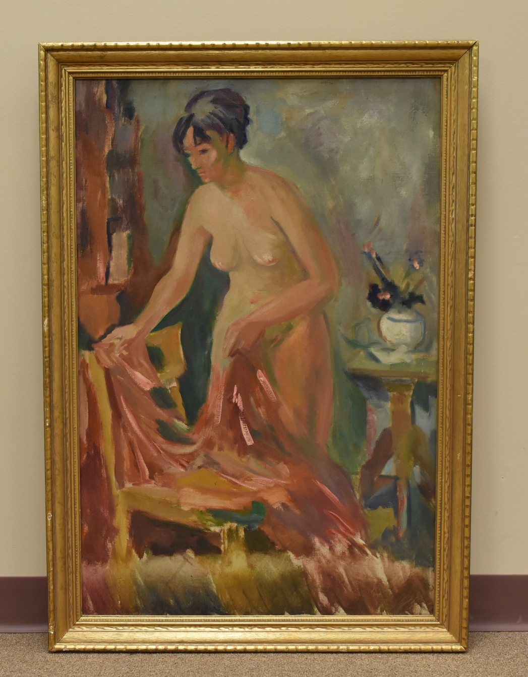 OIL PAINTING ON CANVAS W NUDE 2cec7f