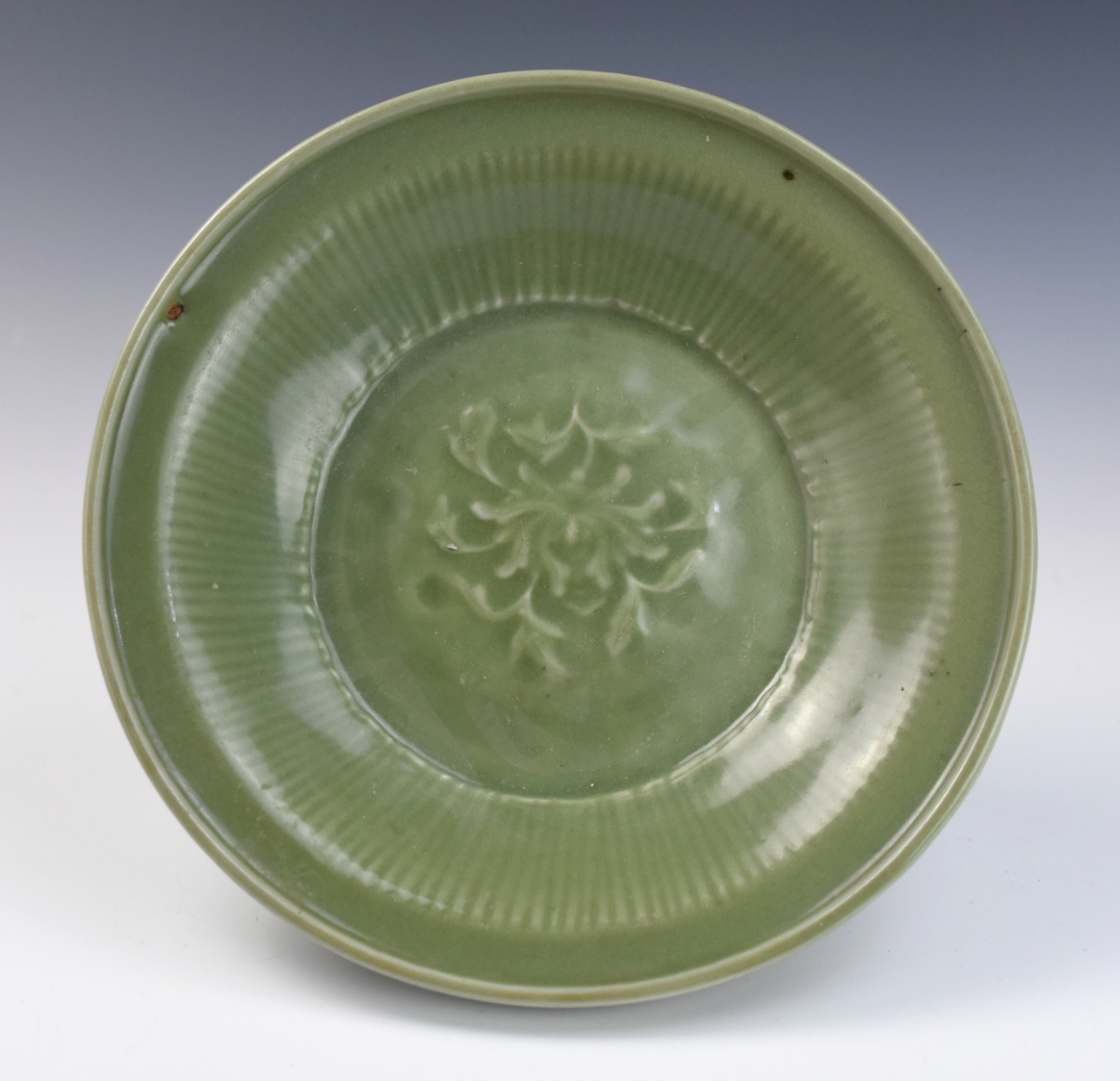 CHINESE LONGQUAN WARE PLATE, MING