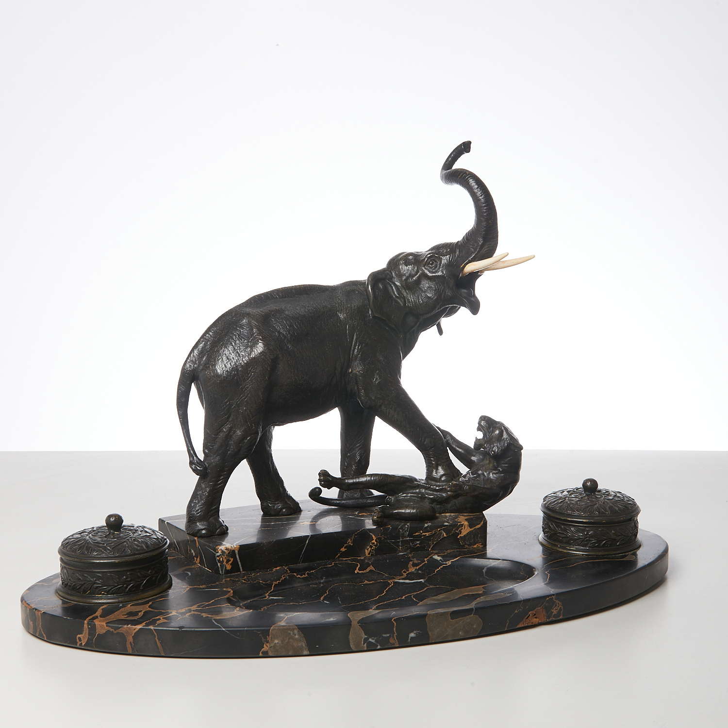 A L BARYE STYLE BRONZE ELEPHANT 2cecf5