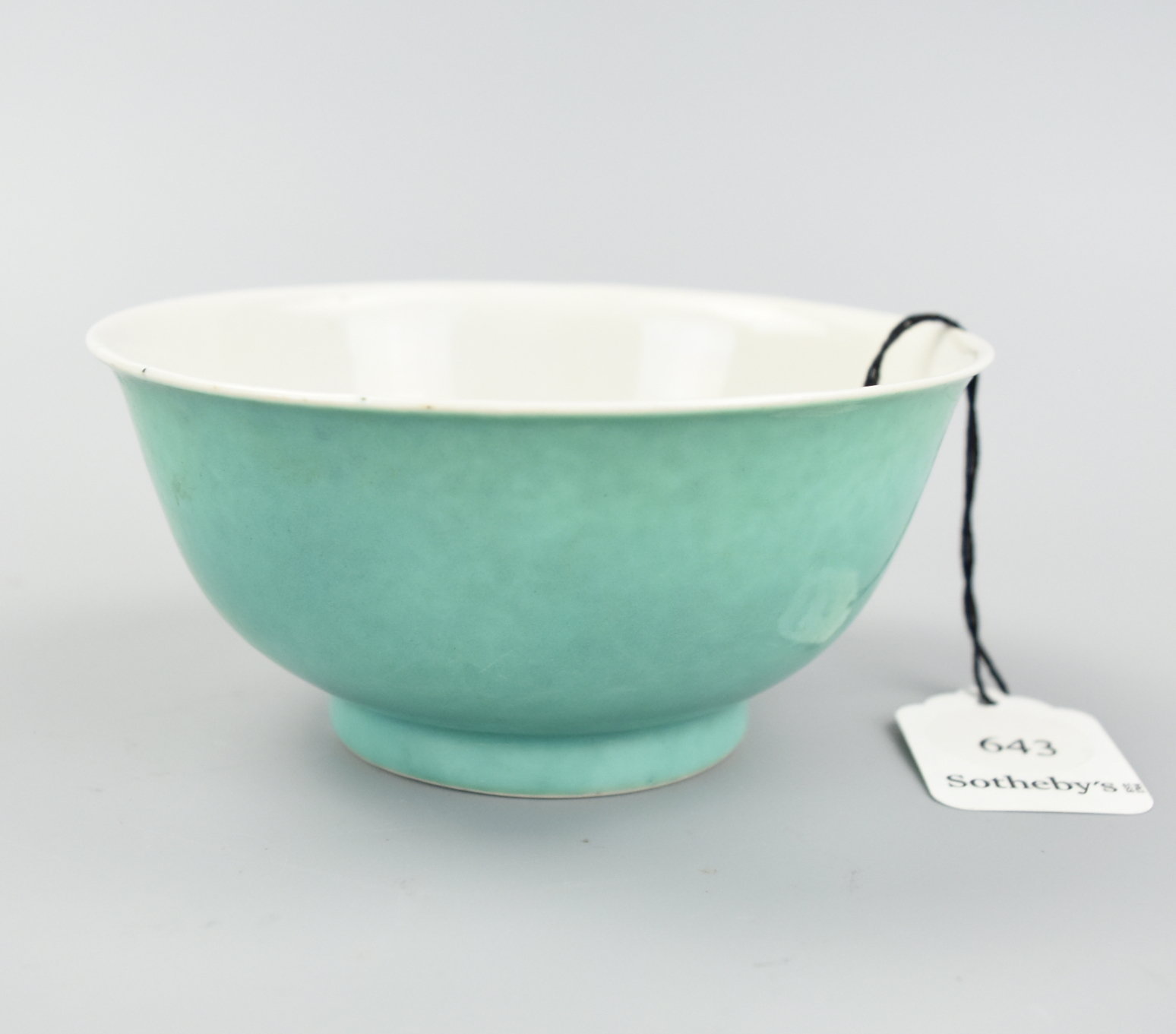 CHINESE TURQUOISE GLAZED BOWLS  2ced12