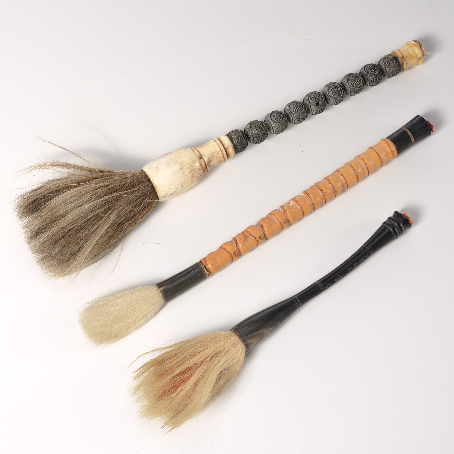  3 CHINESE SCHOLAR S INK BRUSHES 2ced21