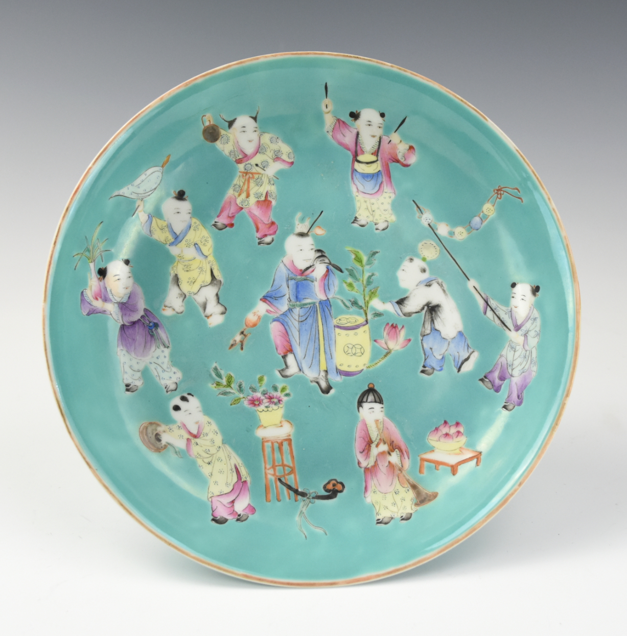CHINESE TURQUOISE GROUND FAMILLE 2ced39