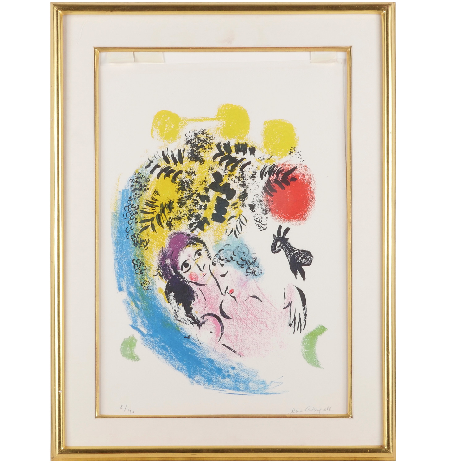 MARC CHAGALL ATTRIB LITHOGRAPH 2cedfc