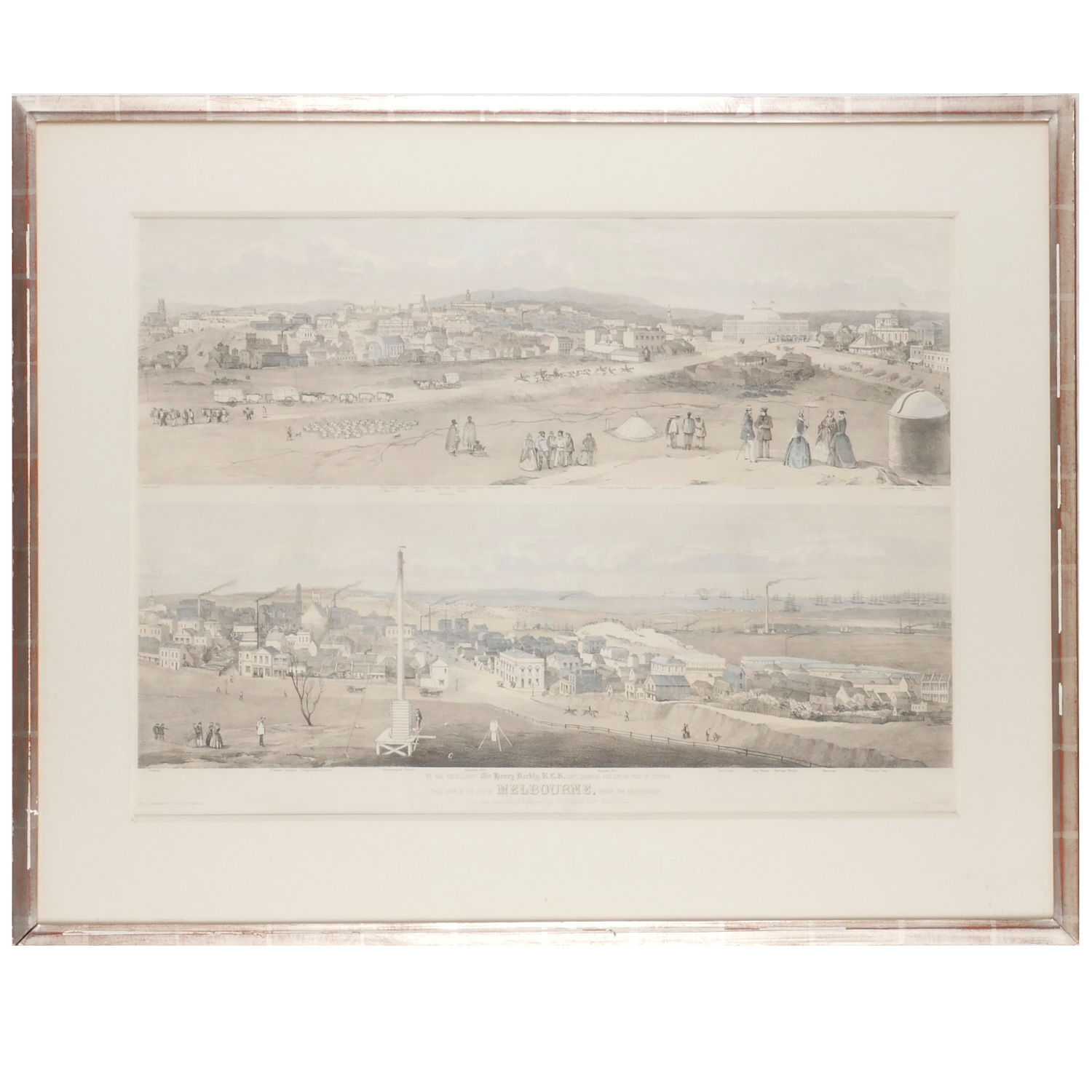 GEORGE ROWE, MELBOURNE LITHOGRAPH