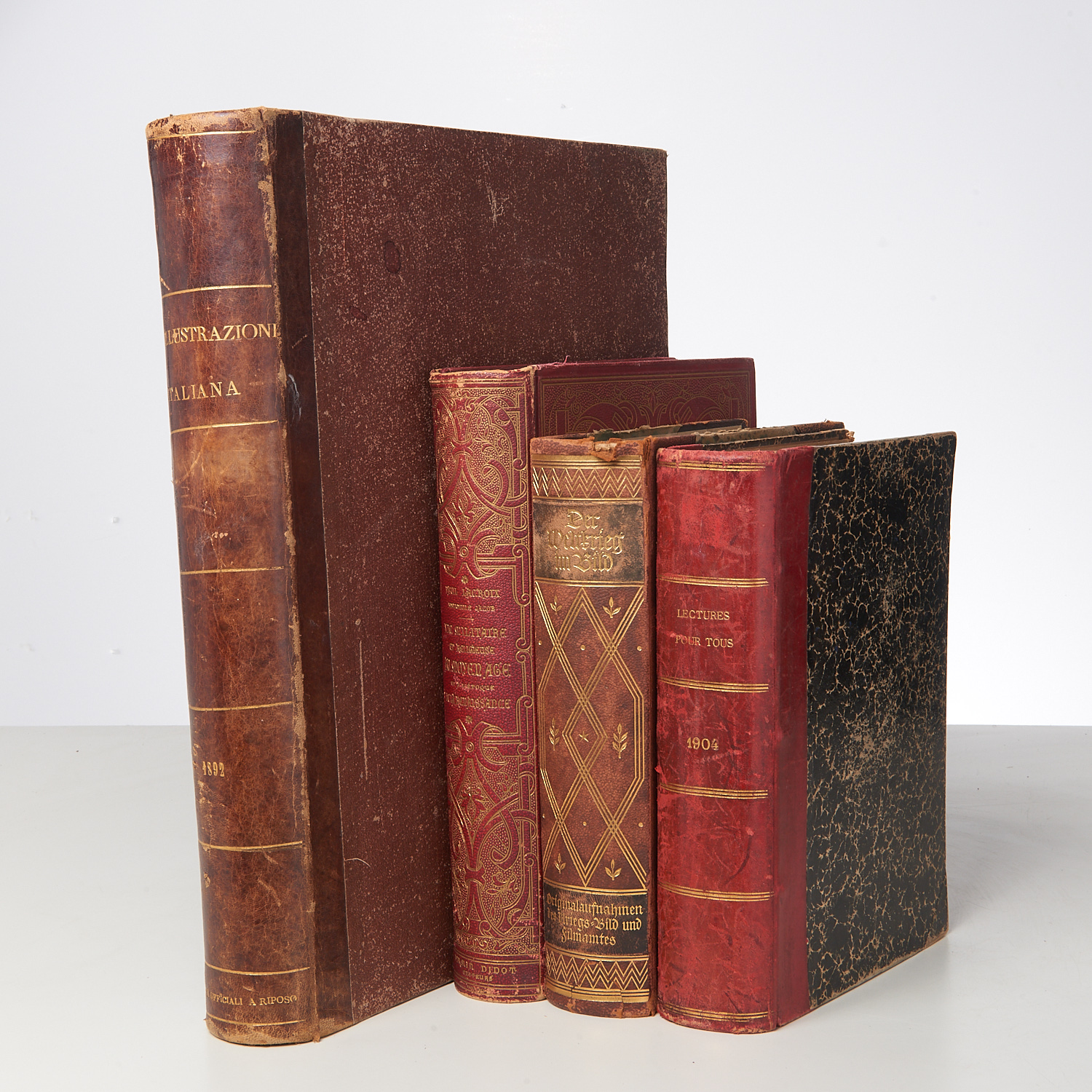 BOOKS: (4) VOLS ILLUSTRATED BOOKS 1876-1926
