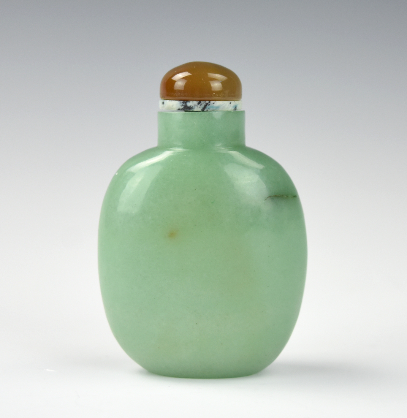 CHINESE JADEITE SUNFF BOTTLE QING 2cee99