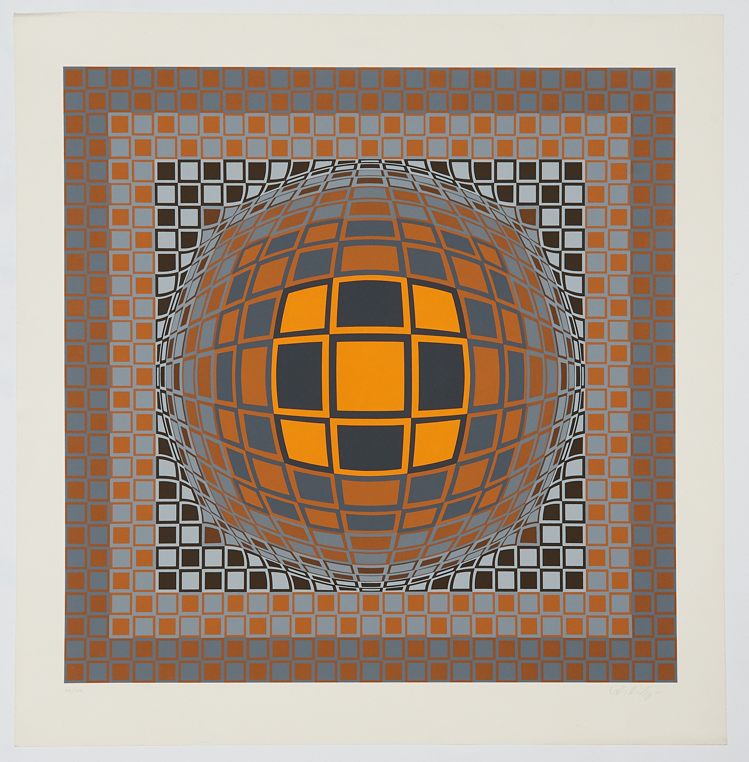 VICTOR VASARELY, SIGNED SERIGRAPH