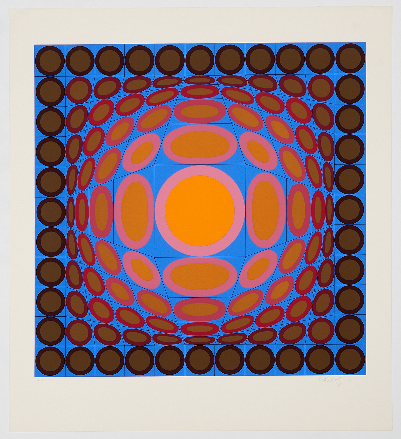VICTOR VASARELY SIGNED SERIGRAPH 2ceeb2