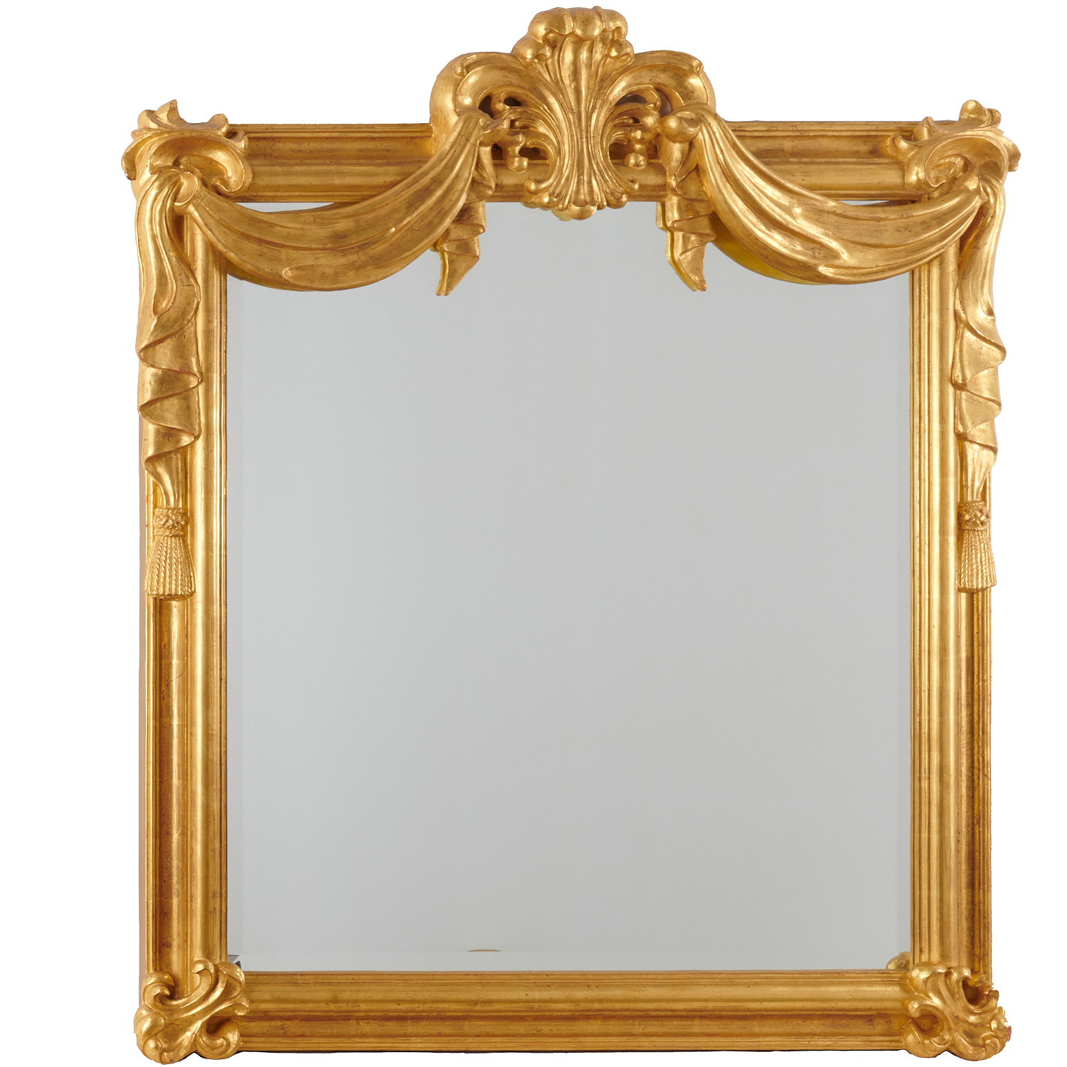 LARGE ITALIAN ROCOCO STYLE GILTWOOD