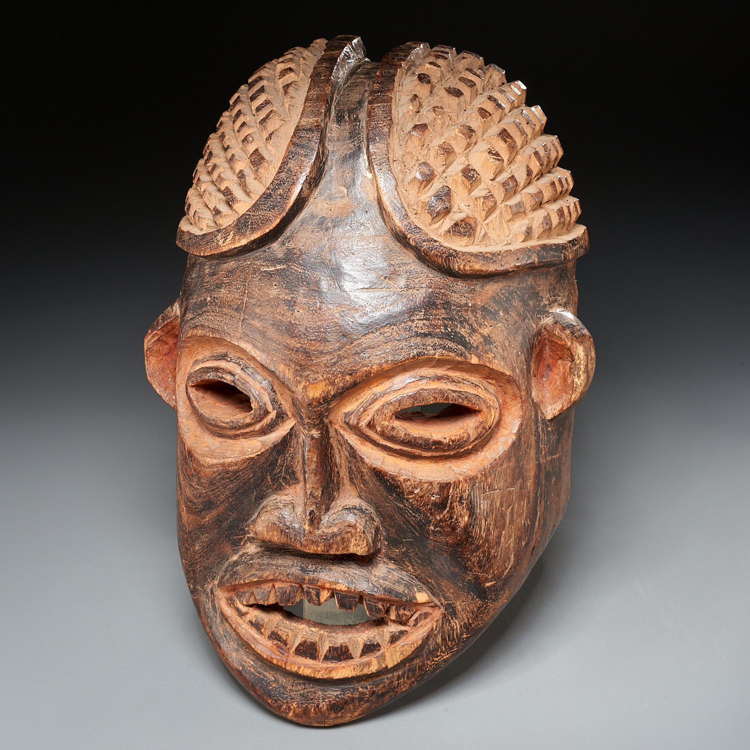 BAMILEKE PEOPLES LARGE HELMET 2ceff4