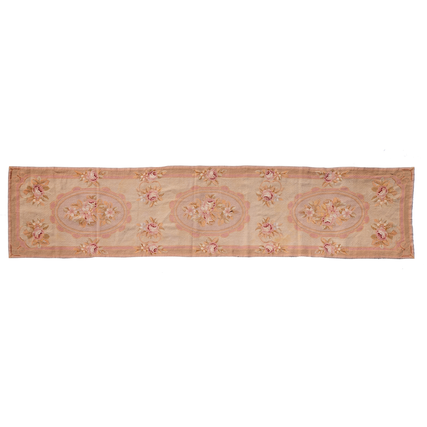 AUBUSSON STYLE NEEDLEPOINT RUNNER 2cf006