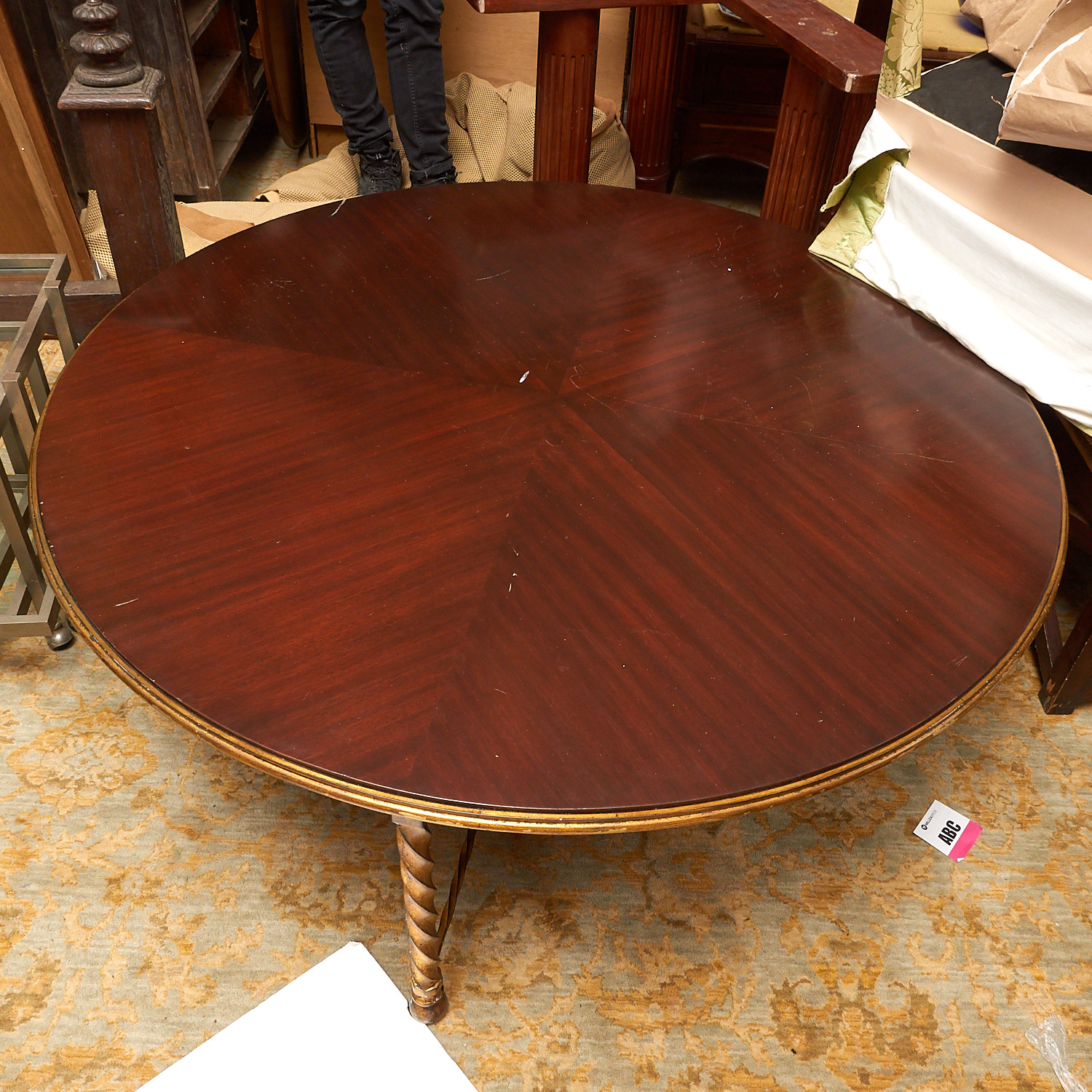 JOHN BOONE ROUND COFFEE TABLE 20th