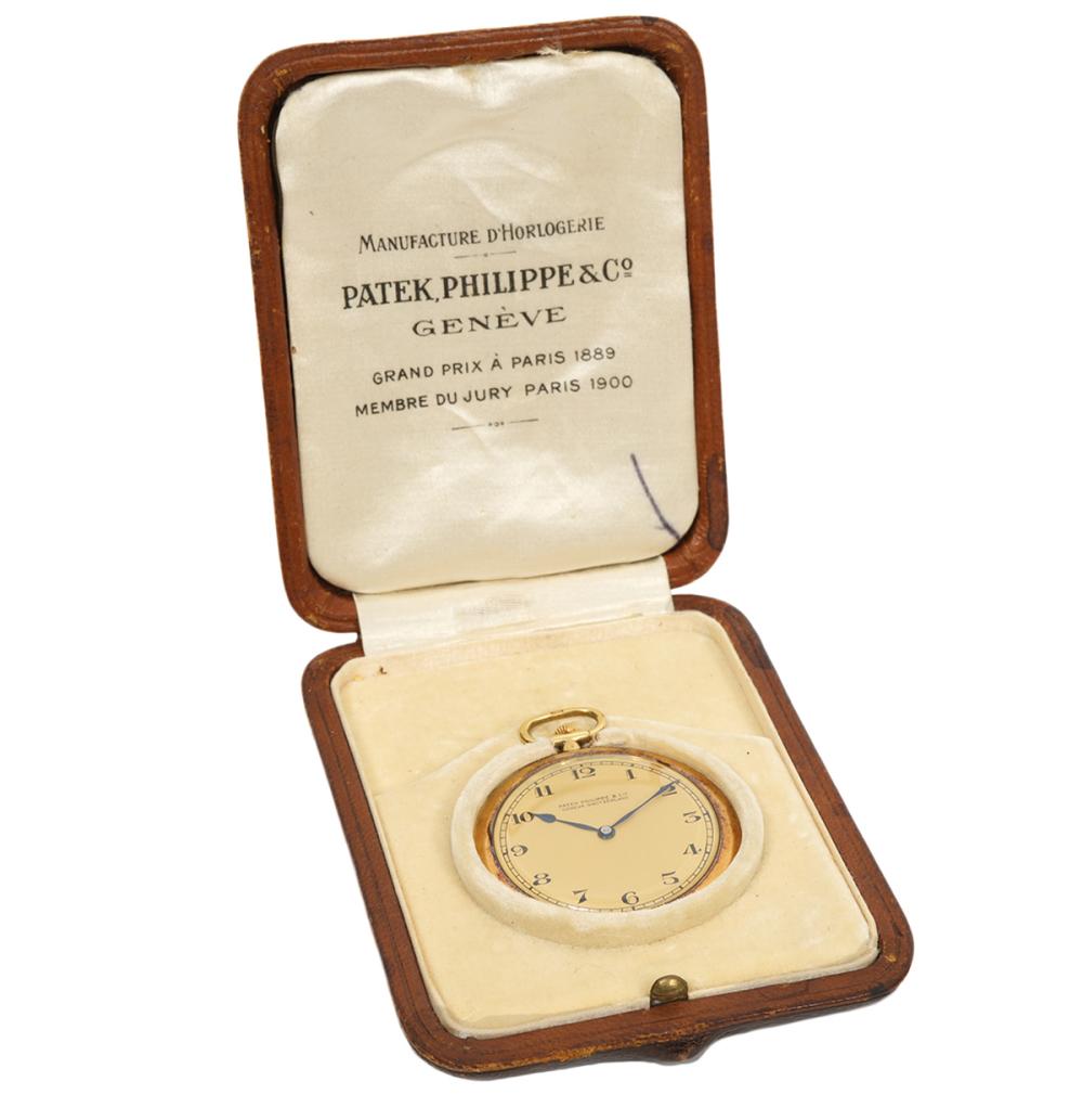 1920S PATEK PHILIPPE 18K YG POCKET