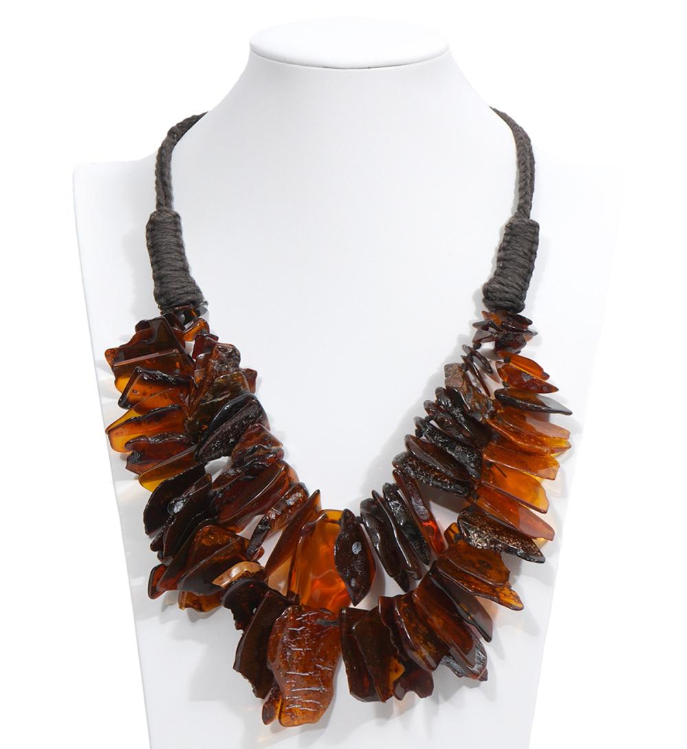 BOHEMIAN STYLE DOUBLE STRAND AMBER 2cf1ac