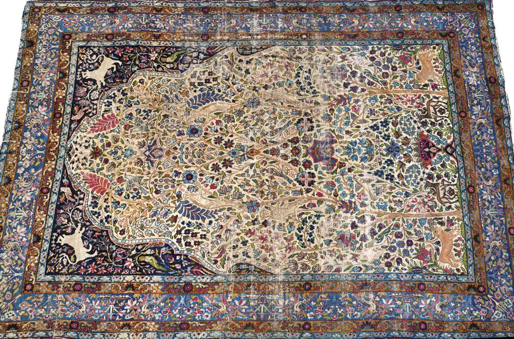 FINE ANTIQUE PERSIAN CARPET RUGPersian 2cf1d4