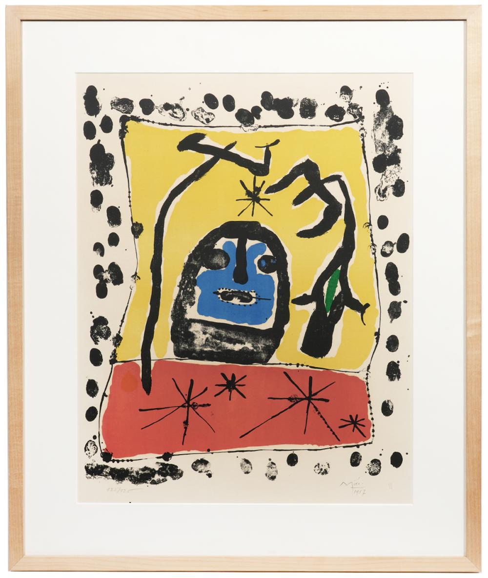 JOAN MIRO 'GALERIE MATARASSO' LITHOGRAPHJoan