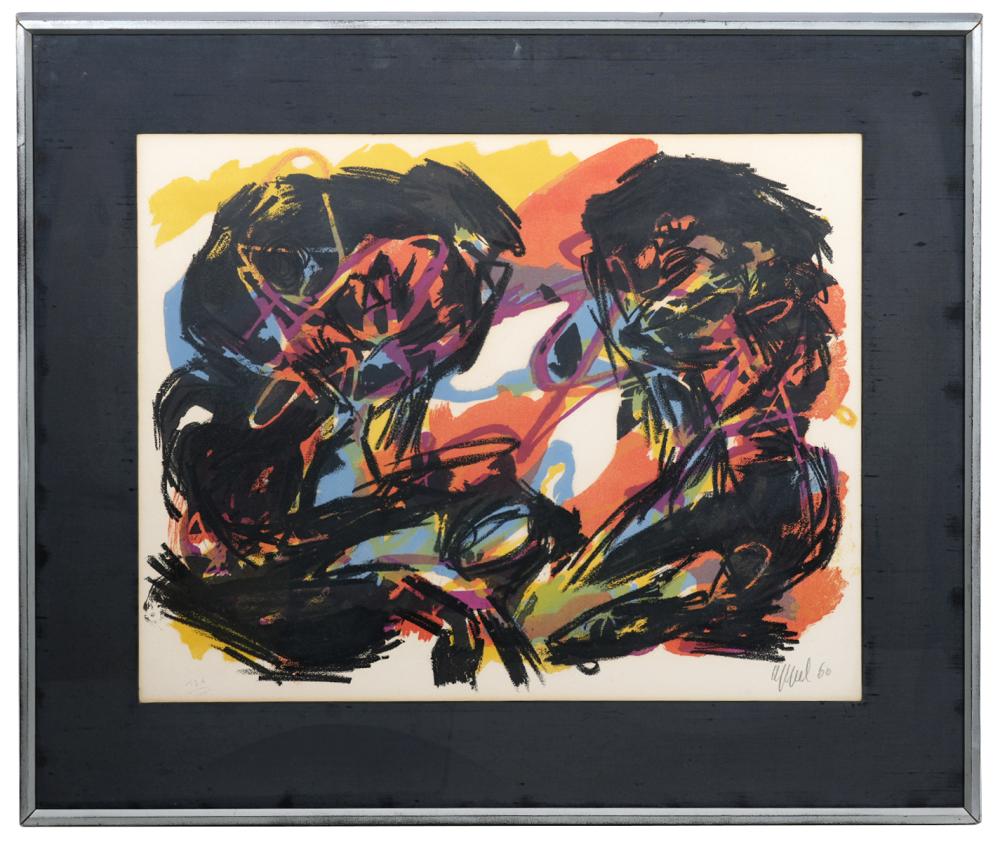 KAREL APPEL ABSTRACT LITHOGRAPHChristiaan 2cf309