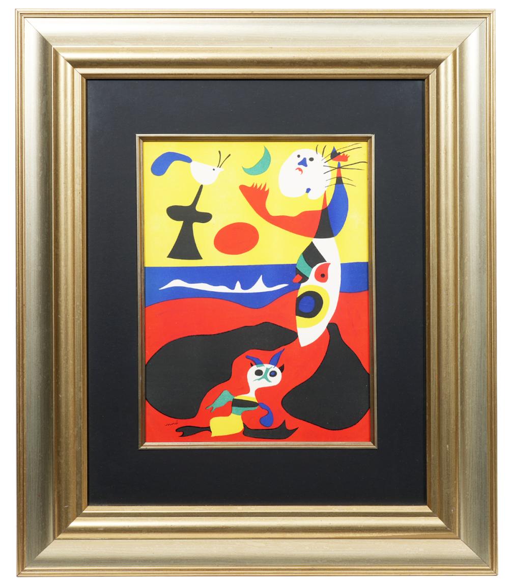 JOAN MIRO 'SUMMER 1938' LITHOGRAPH