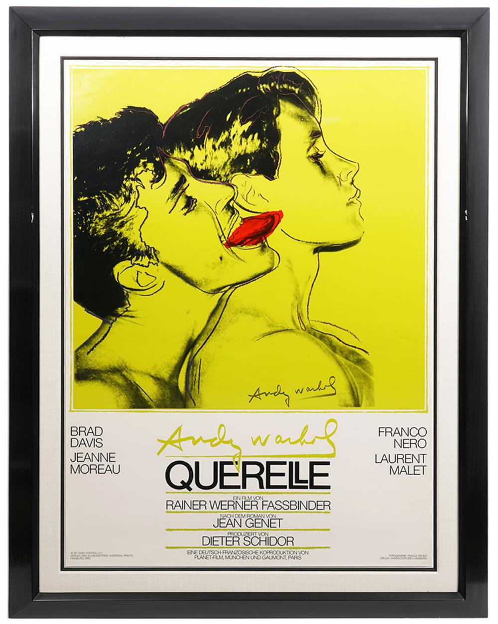 AFTER ANDY WARHOL QUERELLE GREEN  2cf3df