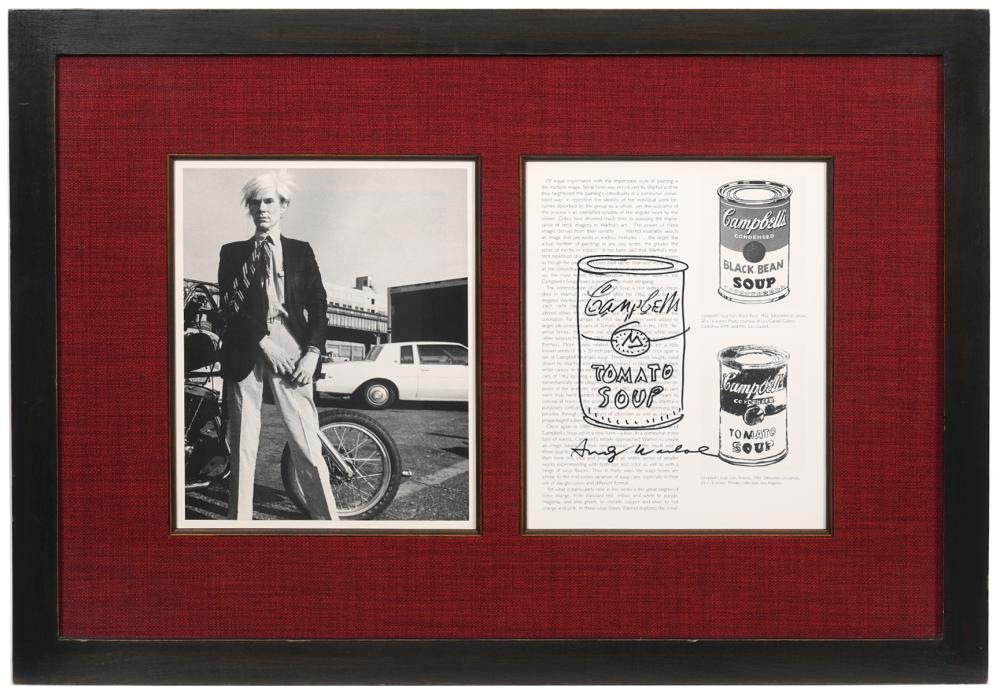 STYLE OF ANDY WARHOL FRAMED PHOTO 2cf406