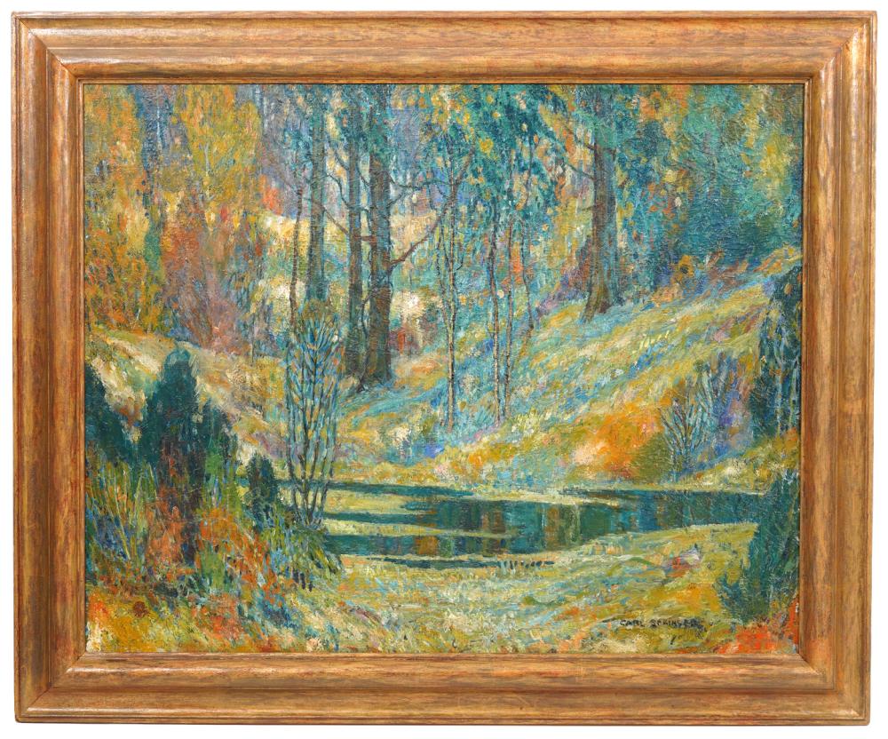 CARL SPRINGER AUTUMN LANDSCAPE 2cf402